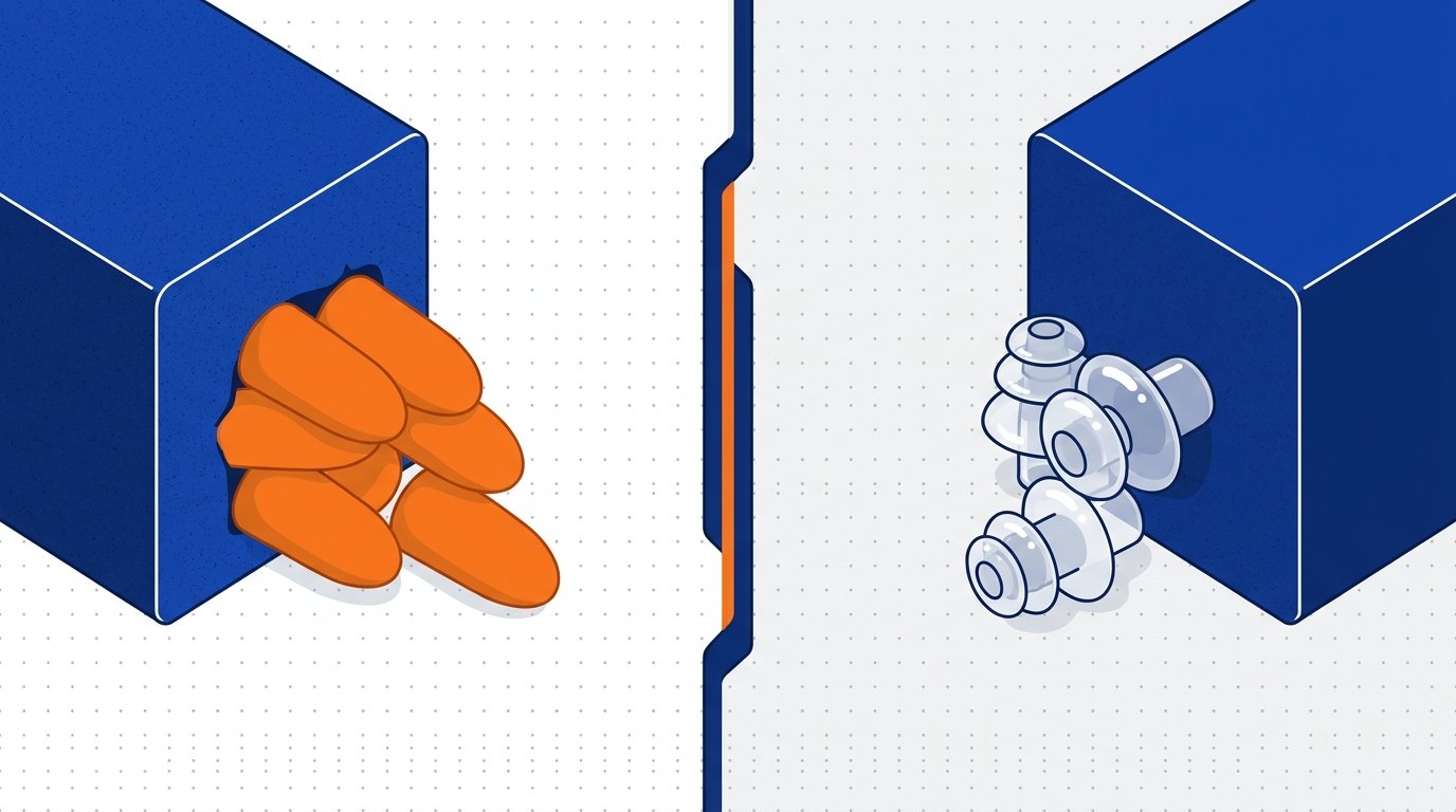 Foam vs Silicone Ear Plugs: NRR Data, Cost per Use & Margin Comparison
